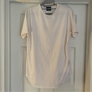Cuts Clothing elongated tee-white